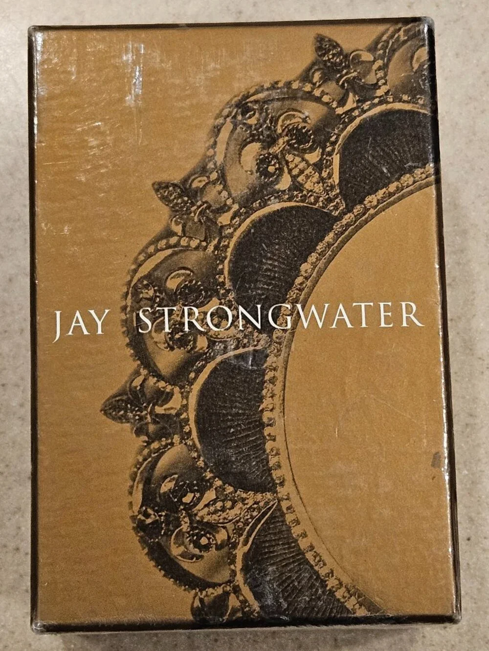 RARE AUTHENTIC JAY STRONGWATER STORAGE ORGANIZER GIFT BOX NAPKIN RING HOLDER